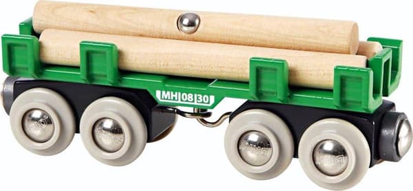 BRIO brændevogn - trolley - BRIO - sort - grøn - træ - træ - CE - FSC (33696)