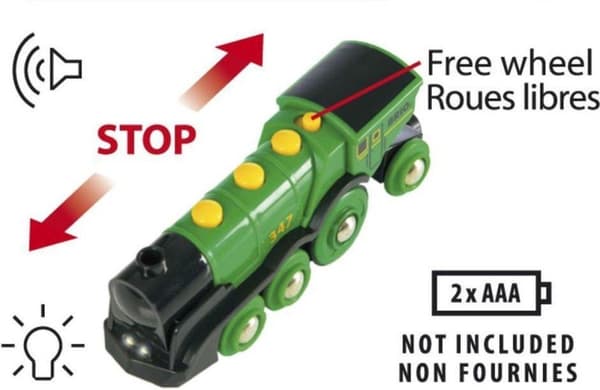 Ravensburger vihreä Gustav akkuveturi (63359300)
