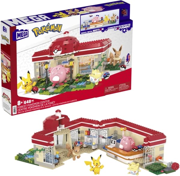 POKEMON Mega Pokémon: Pokécenter - byggsats