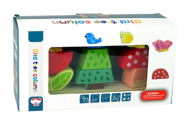 Puiset Blocks Puzzle Flower Butterfly Bird