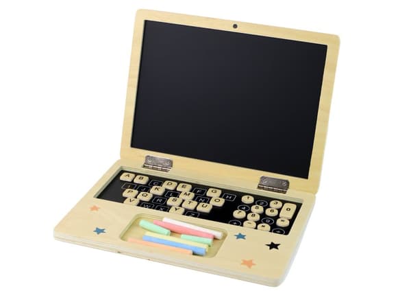 Trä Blackboard Laptop Krita