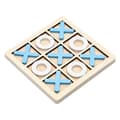 Miniatyrbild 7 av 7: Tic Tac Toe-brädspel i massivt trä - perfekt för familjekul och trädgårdsunderhållning
