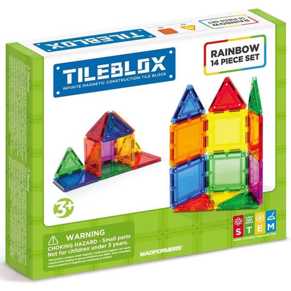 Tileblox Rainbow - 14 st set (3200)