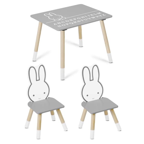 Ricokids RC-847 Bunny lasten pöytä kahdella tuolilla