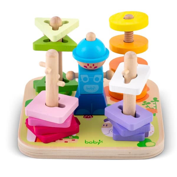Trælegetøjssorterer - puslespil RK-866 Ricokids