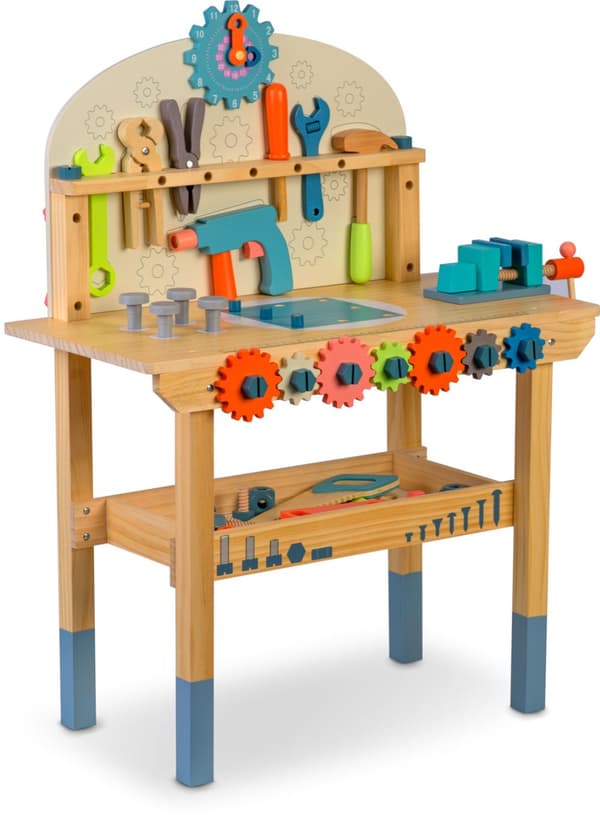 Verktygslåda i trä RK-876 Ricokids