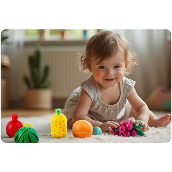 Puinen hedelmälelu RK-872 Ricokidsin leikkaamiseen