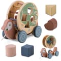 Miniatyrbild 1 av 11: Trä Pull Toy Papegoja NK-854 Nukido