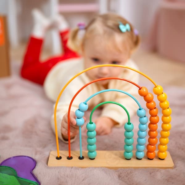 TOOKY TOY Låda XXL Montessori Pedagogisk Låda 7 i 1 Sensorisk 25-30 Månader
