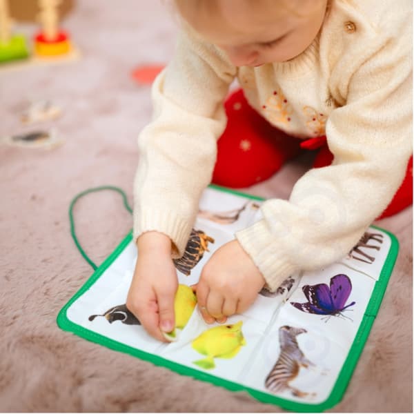 TOOKY TOY Låda XXL Montessori Pedagogisk Låda 7 i 1 Sensorisk 25-30 Månader
