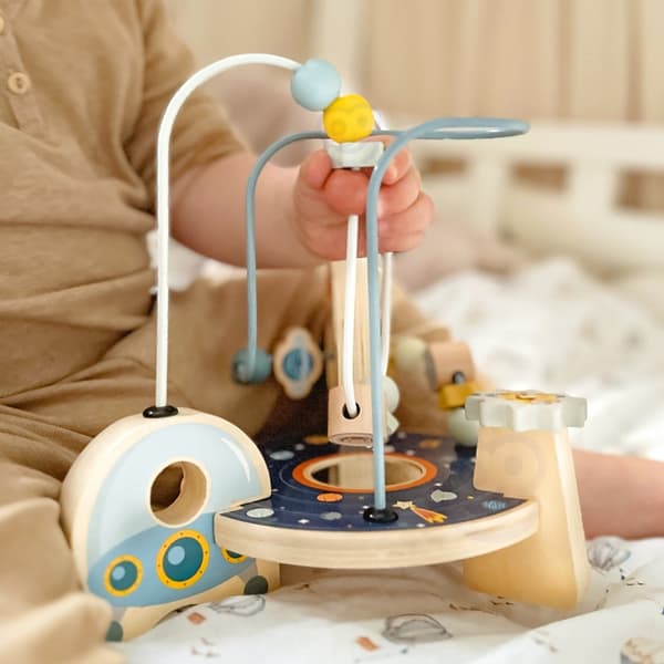TOOKY TOY Träraket Motor Loop Labyrint