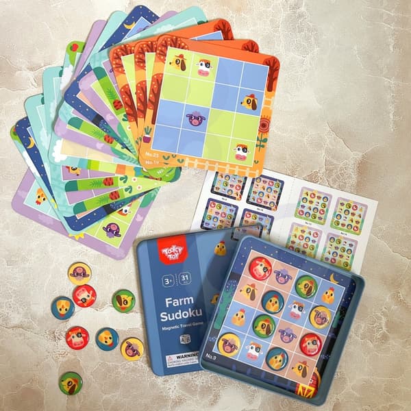 TOOKY TOY Sudoku spil til børneværelse version