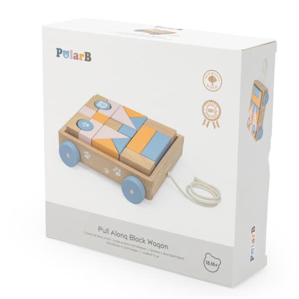 VIGA PolarB puutraktori + palikat 21 kpl.