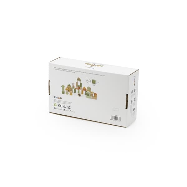 VIGA PolarB Träblock Montessoriblock Djur 50 st.