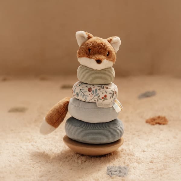 Little Dutch Fox Forest Friends Soft Stacking Pyramid