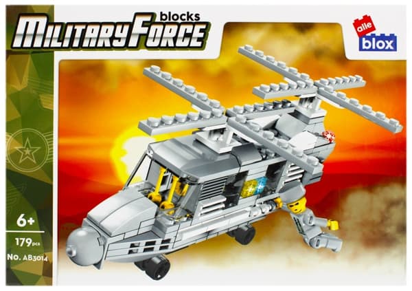 Military Blocks Helikopter 179 stykker Alleblox AB3014