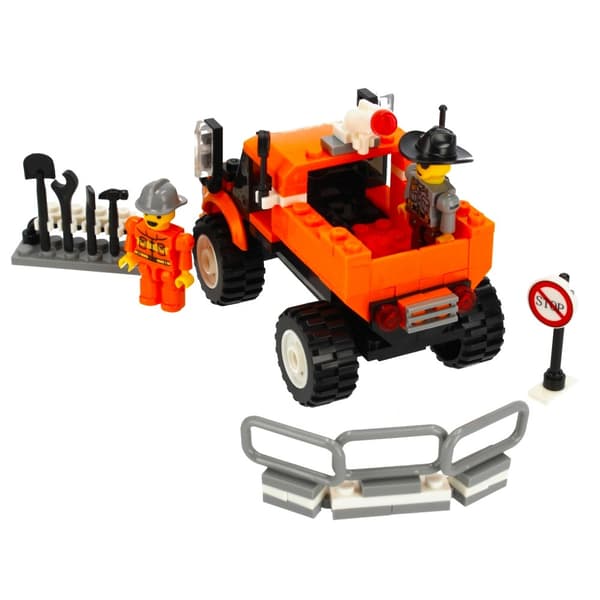 Rakennuspalikat Rakennusajoneuvo 171 kpl Alleblox AB4013