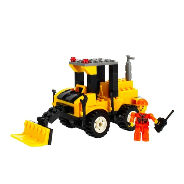 Byggeklodser Byggekøretøj Bulldozer 127 stykker Alleblox AB5008