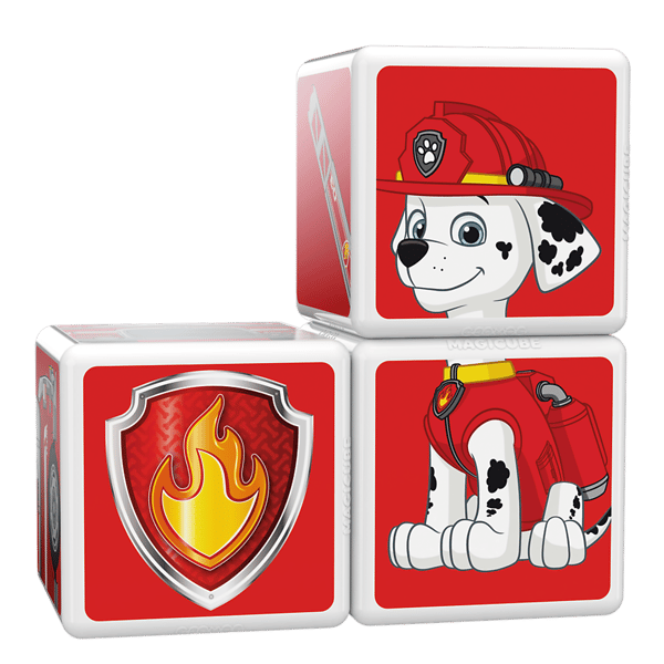 Magnetiske blokke 5 stk MagiCube Paw Patrol Vehicle Marshall