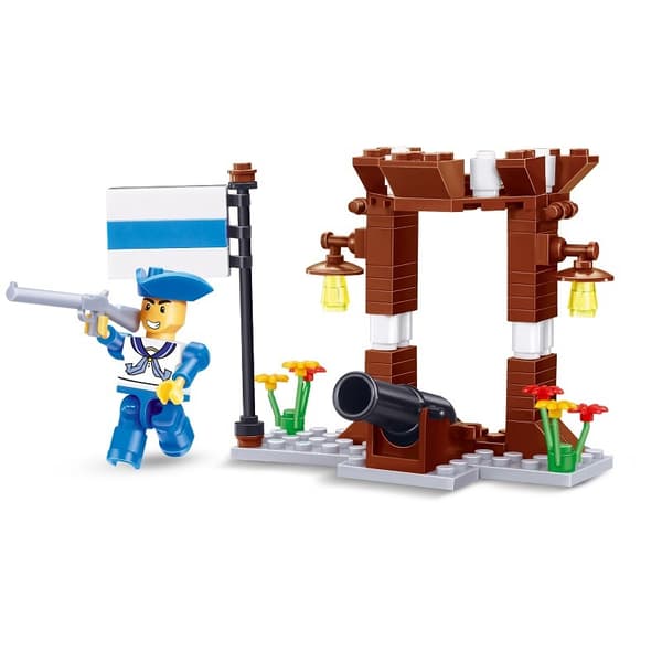 Pirates Blocks Cannon og Pirate 102 stykker Alleblox