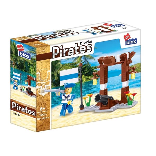 Pirates Blocks Cannon og Pirate 102 stykker Alleblox