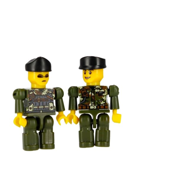 Militærblokke 3i1 militærkøretøj 180 styk Alleblox AB3034