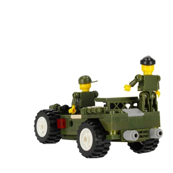 Militærblokke 3i1 militærkøretøj 180 styk Alleblox AB3031