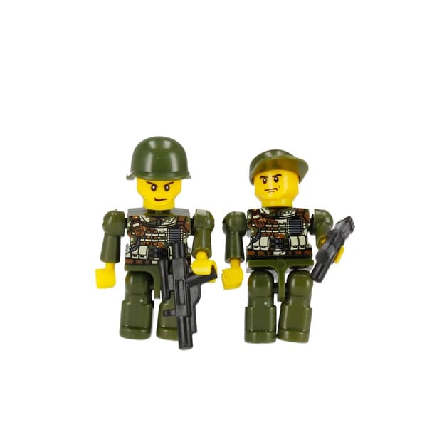 Militær 3-i-1 tank 188 dele Alleblox AB3032
