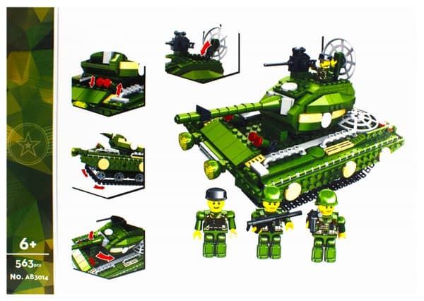 Militære tankblokke 563el XL Alleblox AB3014
