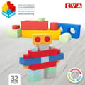 Miniatyrbild 3 av 7: Byggklossar Color Block 32 Delar EVA (4 antal)