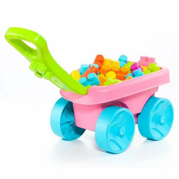 Byggklossar Moltó    20 Delar Vagn Rosa
