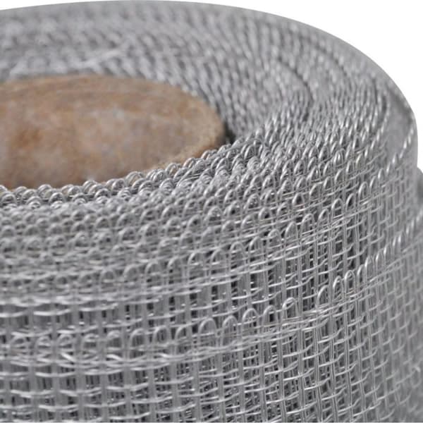vidaXL Insektsnät aluminium 100x500 cm silver