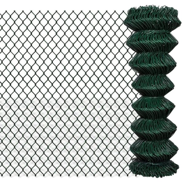 vidaXL fletvævshegn 1,25x25 m stål