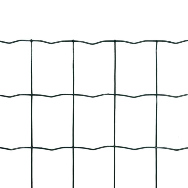 vidaXL Euroaita teräs 10 x 1,2 m vihreä