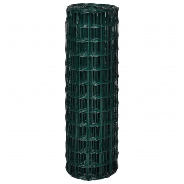 vidaXL eurohegn 25x1,2 m stål grøn