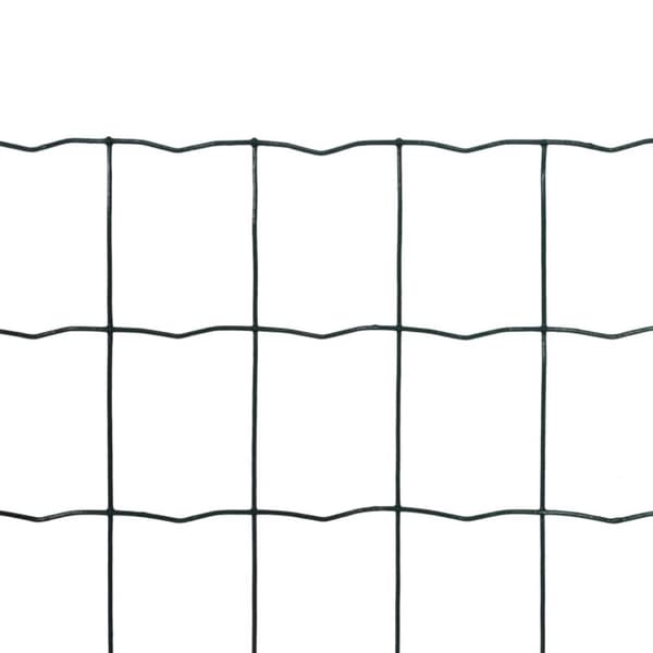 vidaXL eurohegn 10 x 1,5 m stål grøn