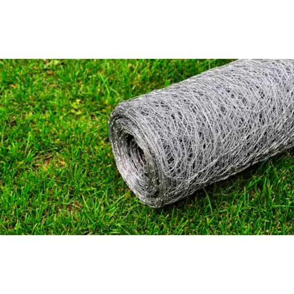 vidaXL hønsenet galvaniseret stål 25 x 0,75 m sølvfarvet