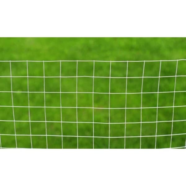 vidaXL Kanaverkko galvanoitu teräs 25x1 m hopea