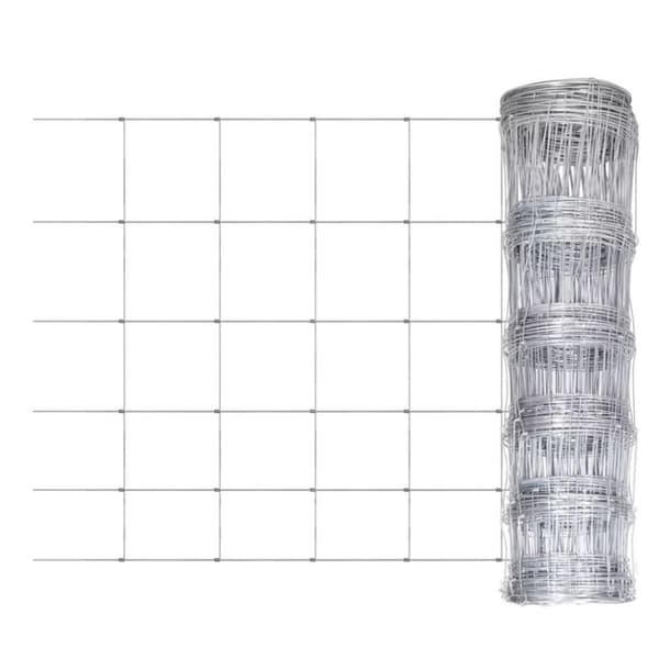 vidaXL Puutarha-aita galvanoitu teräs 50 m 80 cm