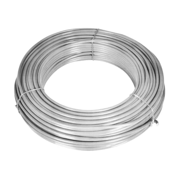 vidaXL fletvævshegn med stolper galvaniseret stål 25 x 1,25 m sølvfarvet