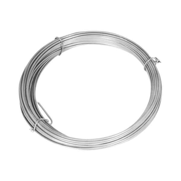 vidaXL fletvævshegn med stolper galvaniseret stål 25 x 1,25 m sølvfarvet