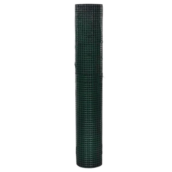vidaXL Kanaverkko galvanoitu teräs 1x25 m vihreä