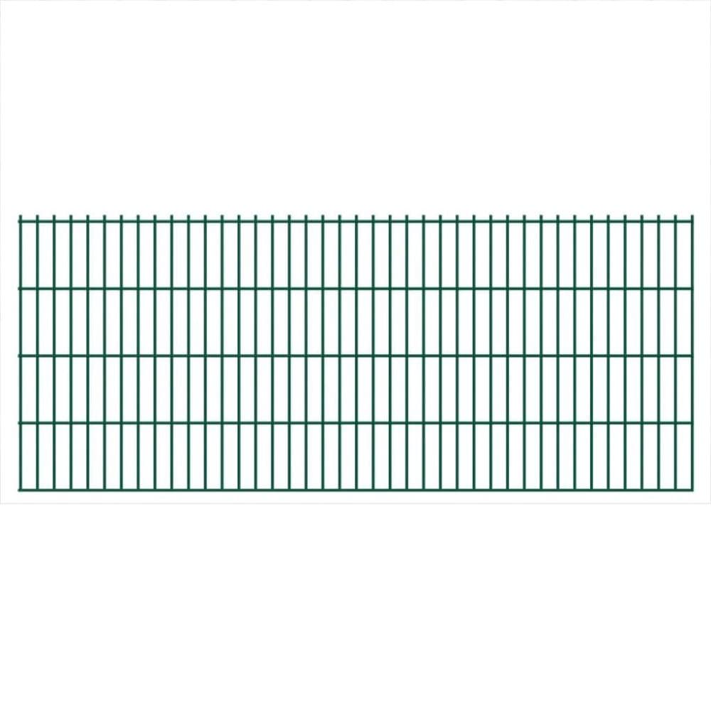 vidaXL 2D Stängselpaneler 2,008x0,83 m grön