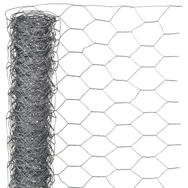 Nature sekskantet trådnet 1x10 m 25 mm galvaniseret stål