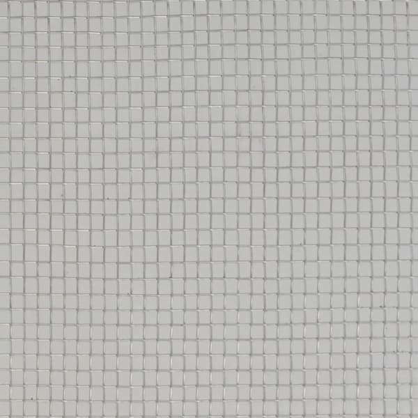 vidaXL Verkkosuoja ruostumaton teräs 100x500 cm hopea