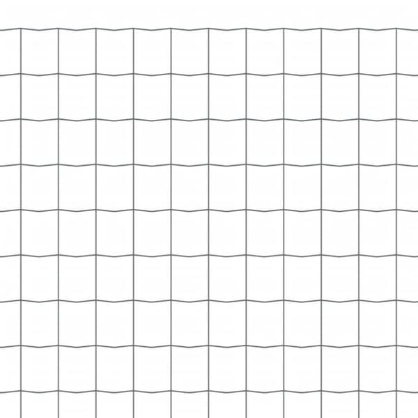 vidaXL Euro gjerde stål 25x1 m grå