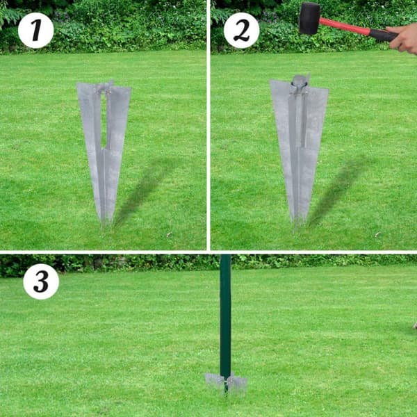 vidaXL Eurofence stål 25x1,2 m grön
