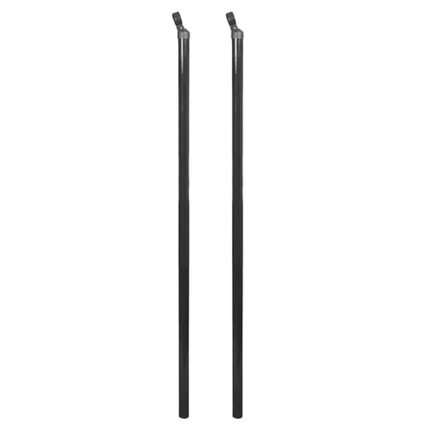 vidaXL Verkkoaita maapiikeillä 1,5x25 m harmaa