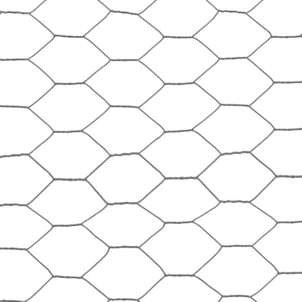 vidaXL Hönsnät stål med PVC-beläggning 25x1 m grå