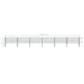 Miniatyrbilde 5 av 5: vidaXL Gjerdepanel med stolper jern 10,2x0,8 m grønn